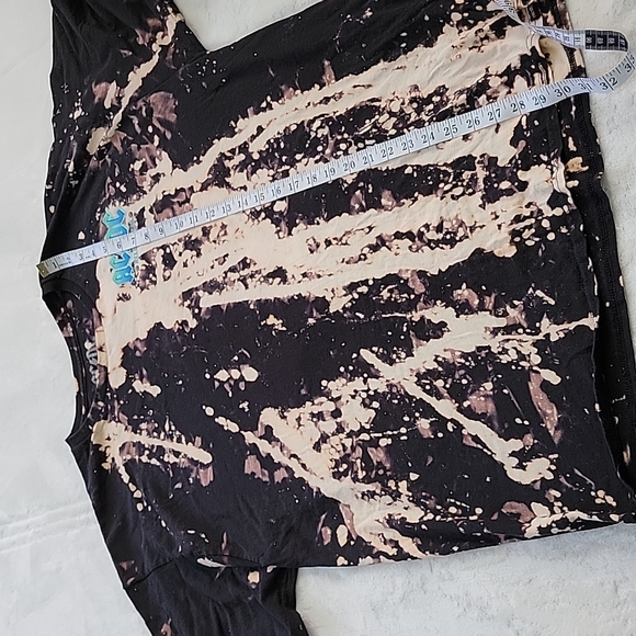 ๐ ACDC CUSTOM BLEACHED LONG SLEEVE T SHIRT SWEATSHIRT OVERSIZED UNISEX - Picture 6 of 6